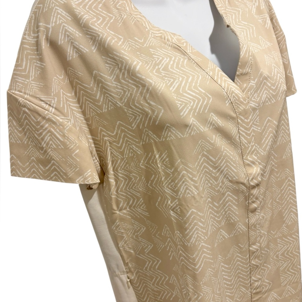 NWT ROYAL ROBBINS Spotless Evolution Short Sleeve Shirt Crème Acadia Sz Medium - Picture 5 of 12